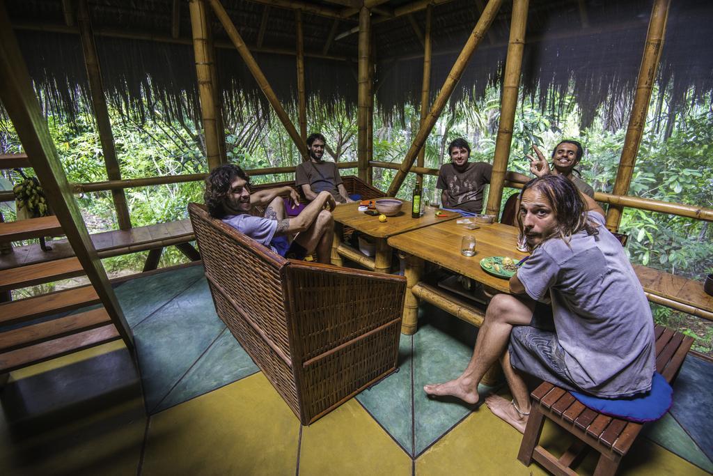Universo Pol Bamboo Hostel Morro de São Paulo Dış mekan fotoğraf