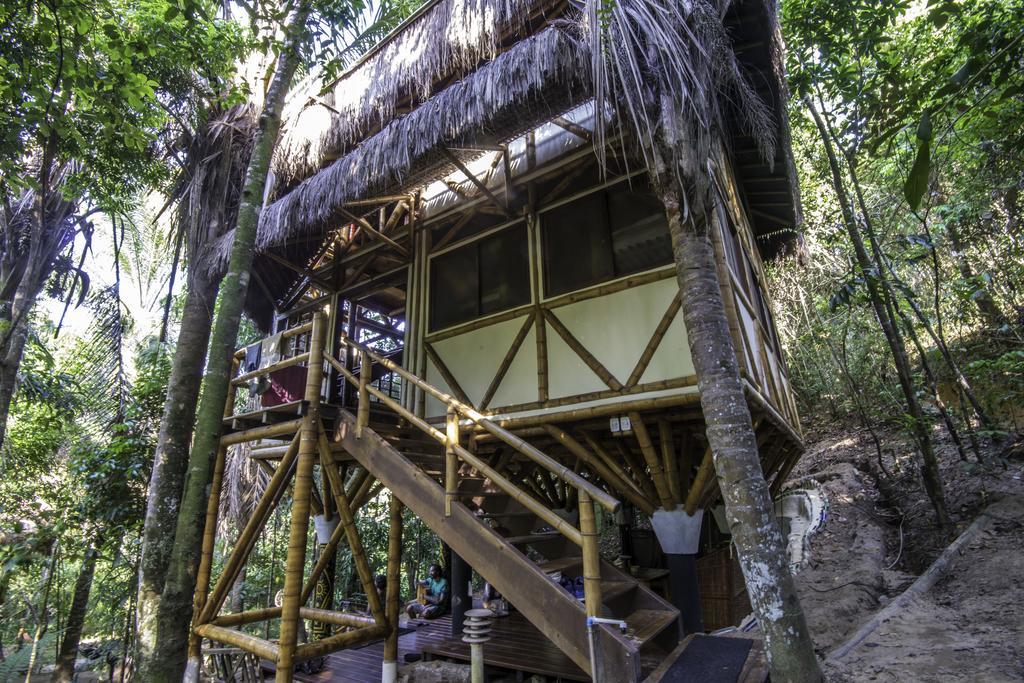 Universo Pol Bamboo Hostel Morro de São Paulo Dış mekan fotoğraf