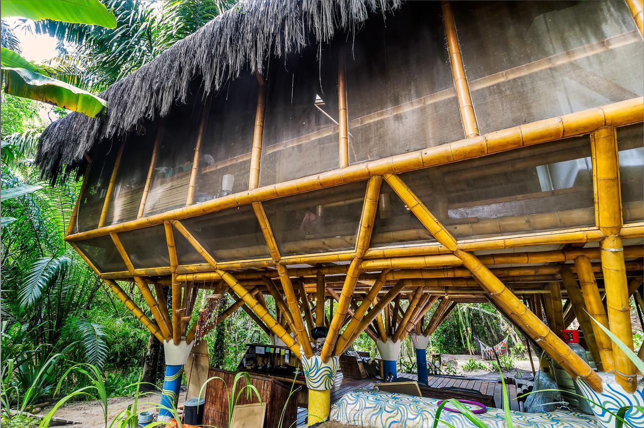 Universo Pol Bamboo Hostel Morro de São Paulo Dış mekan fotoğraf