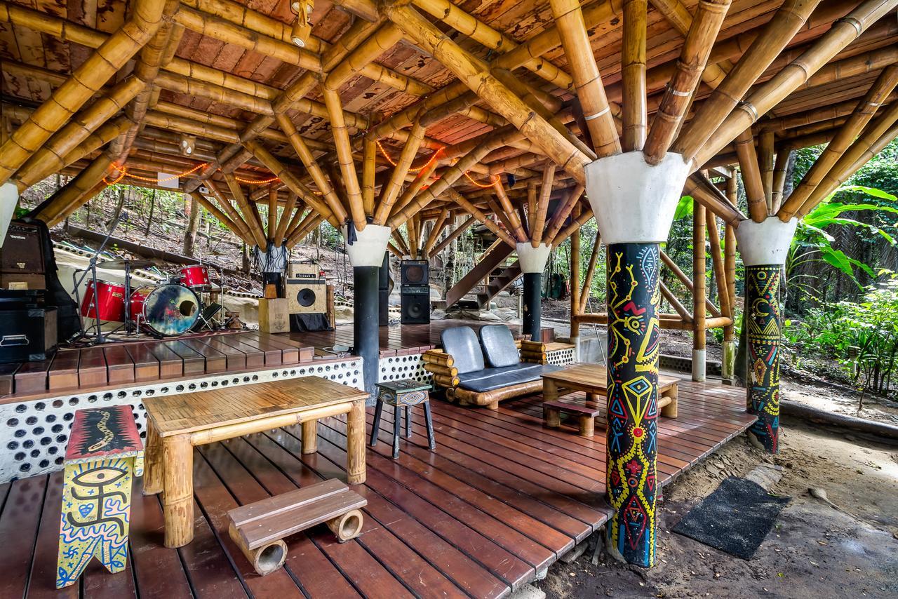 Universo Pol Bamboo Hostel Morro de São Paulo Dış mekan fotoğraf