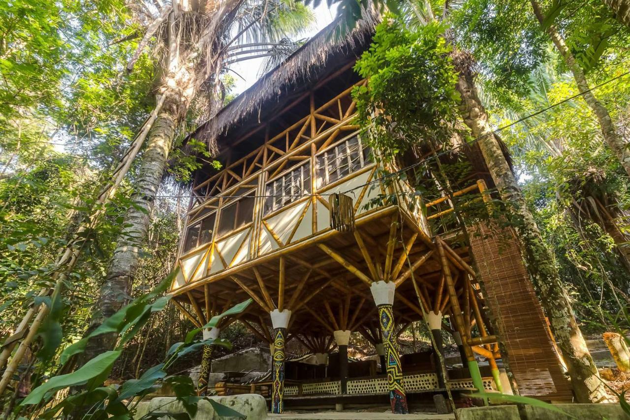Universo Pol Bamboo Hostel Morro de São Paulo Dış mekan fotoğraf