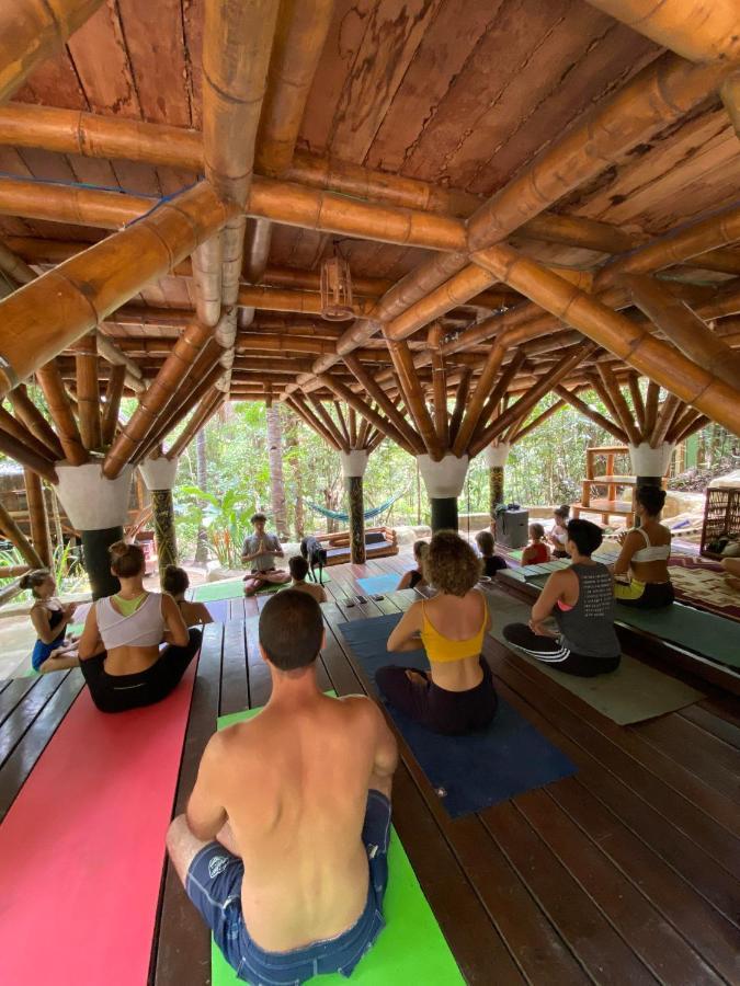 Universo Pol Bamboo Hostel Morro de São Paulo Dış mekan fotoğraf